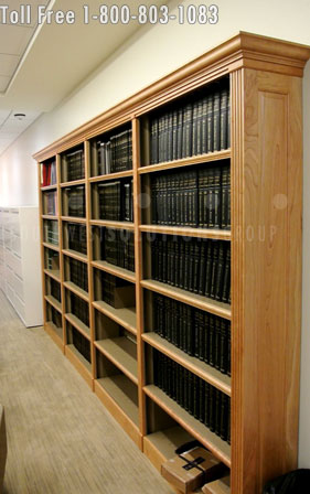 library-metal-shelves-steel-shelving-wood-trim-cladding